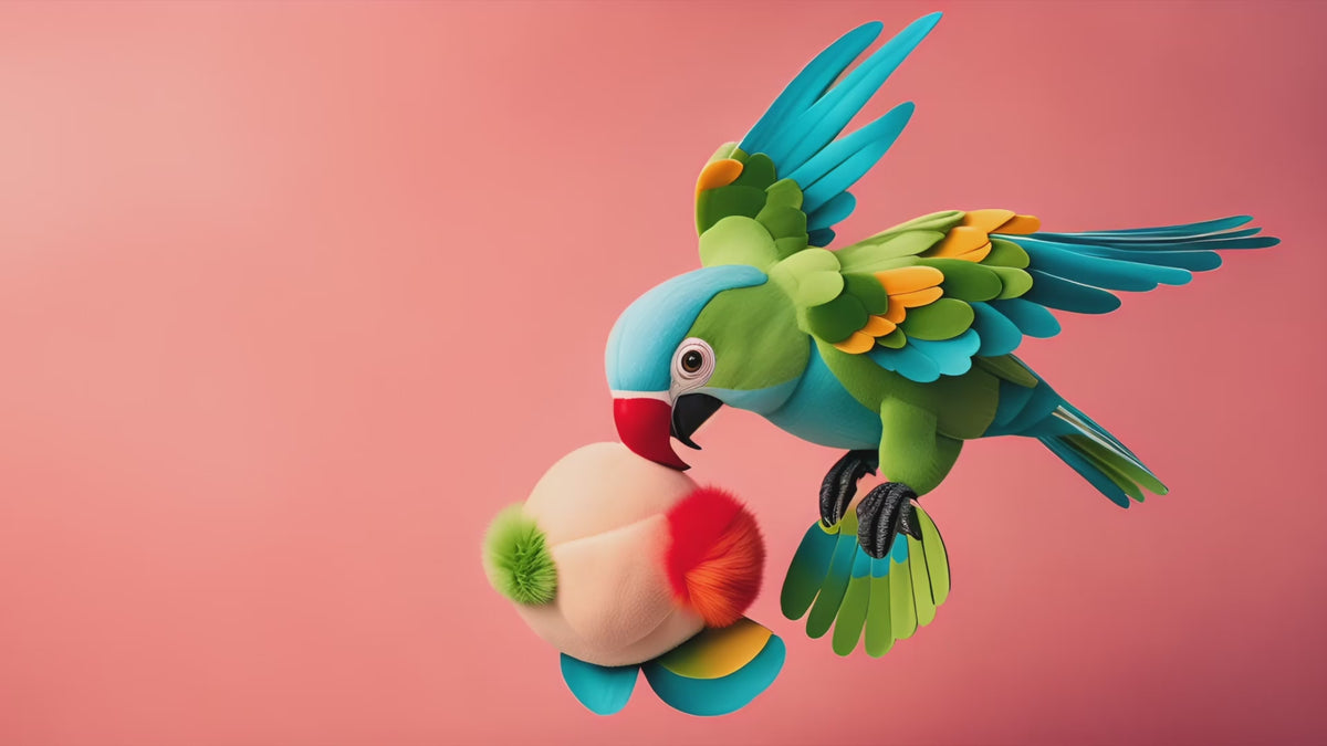 Aeryn parrot toy
