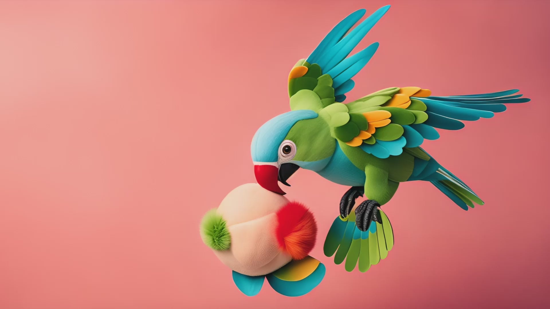 Aeryn parrot toy